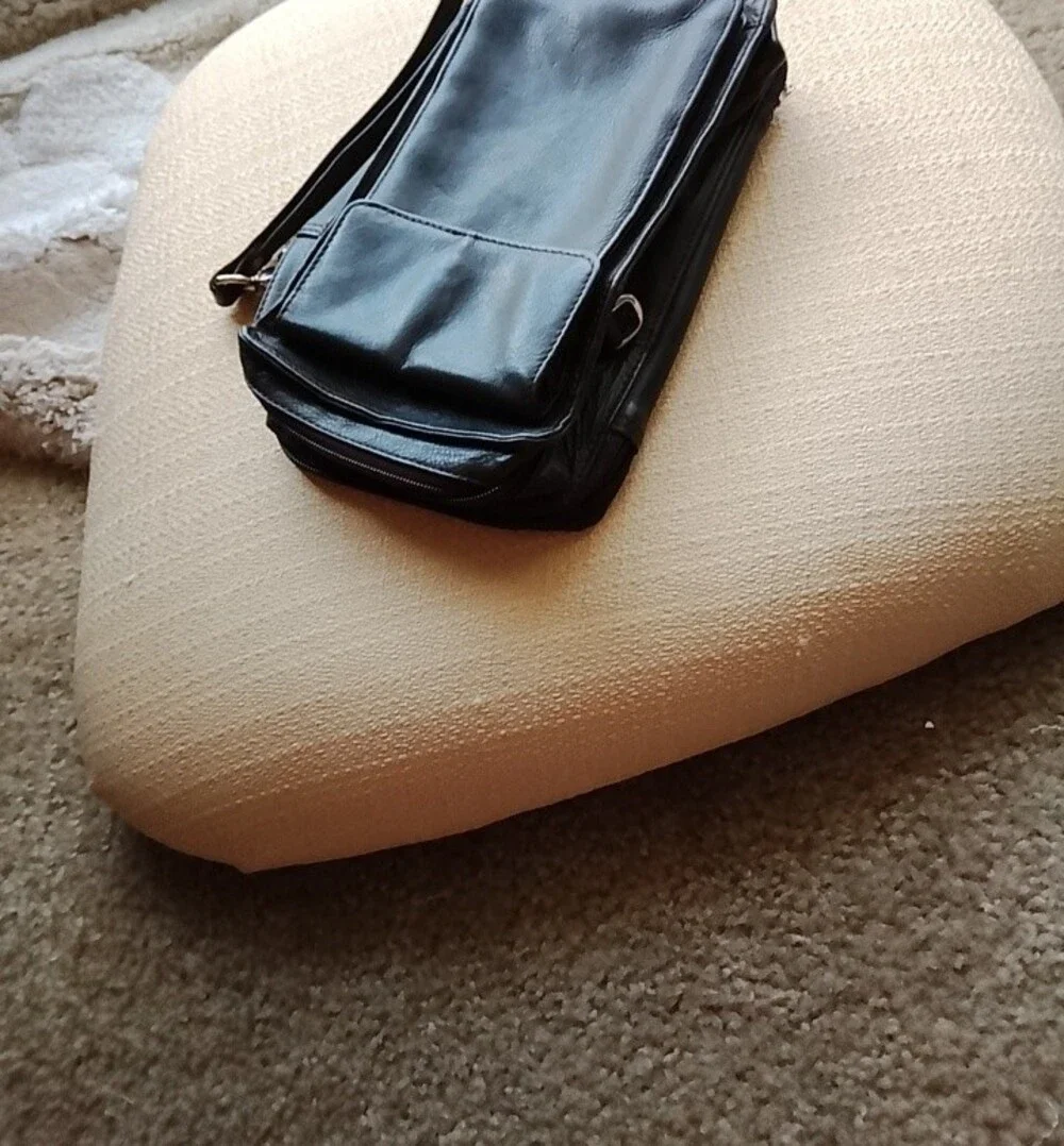 Wilson's Leather Wrist Crossbody Organizer Bag - Black